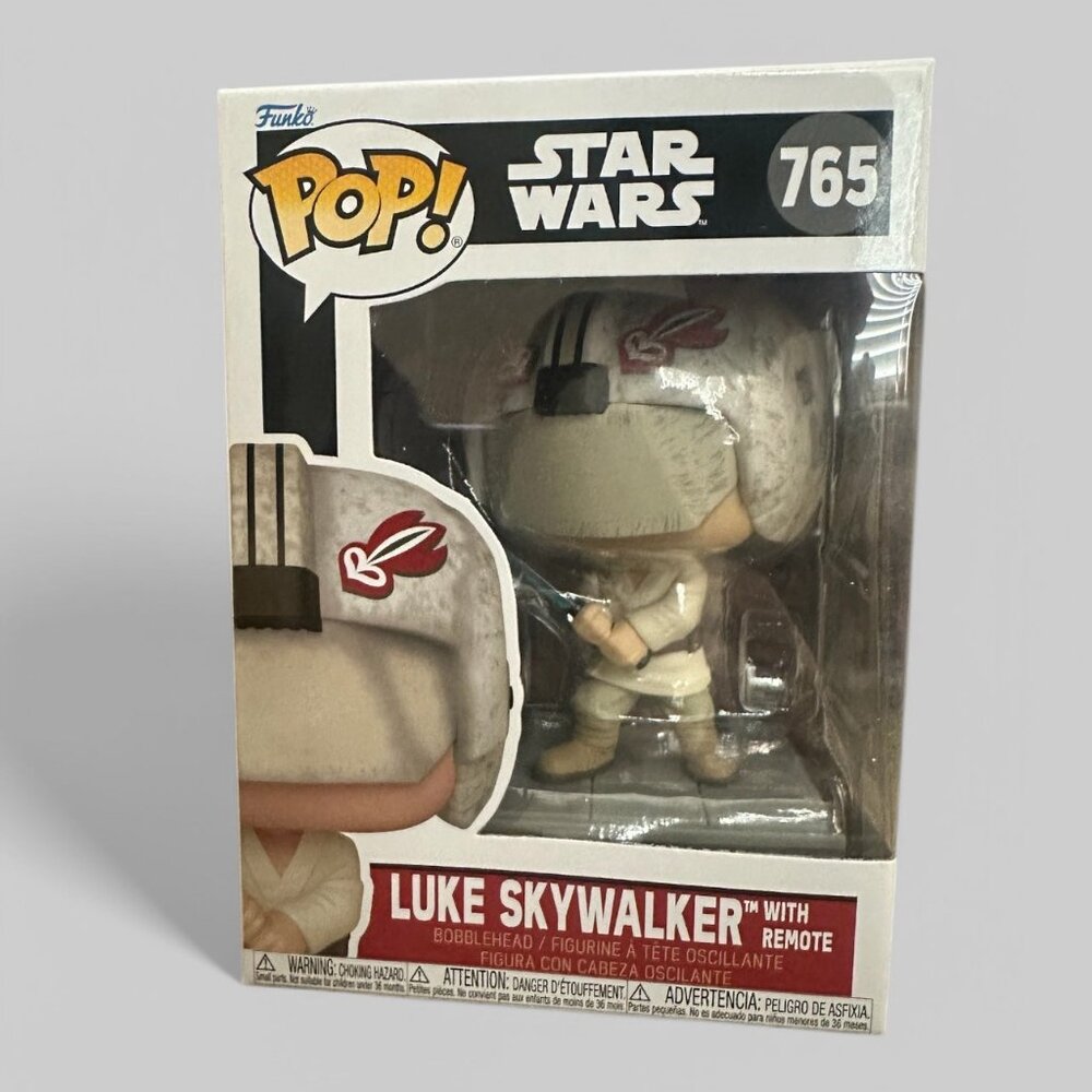 Funko POP! Star Wars Luke Skywalker With Remote Figure #765!
